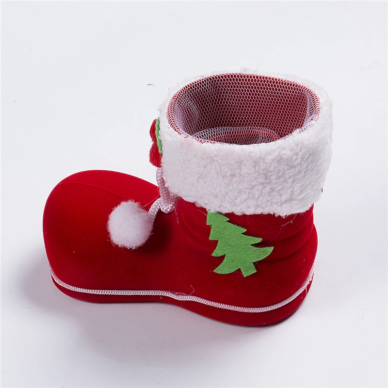 Сапоги и ботинки для девочек Носки для девочек конфеты для Детские зимние штаны Рождество Санта стекаются декор мешочек Игрушечные лошадки большой Размеры