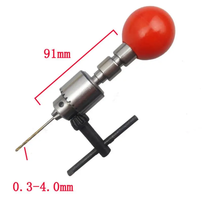 Hand Twist Drill Bit Jeweler Sliding Drilling Wood Olive Walnut Plastic
