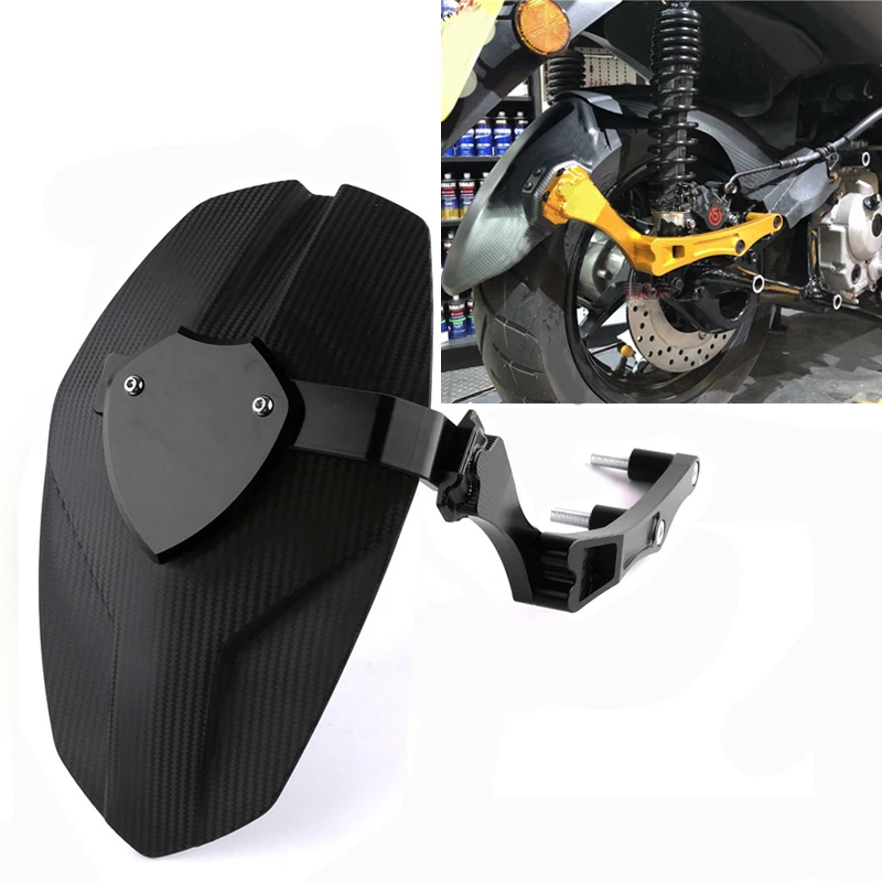 

Aluminum Alloy Rear Fender Eliminators for 2017-2018 Yamaha XMAX300 Mudguards with Install Bolts Clips Slip On Frame Protector