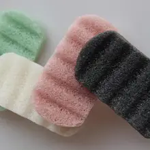 10 шт. натуральный аморфофаллюс коньяк Konnyaku губка для мытья красоты Очищающая моющая губка для отшелушивания уход за кожей Очищающая губка