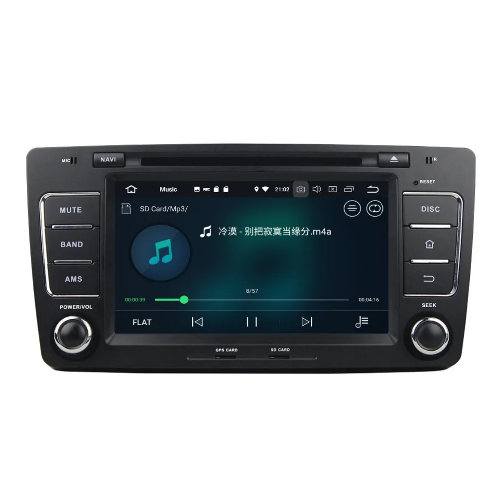 Best 4GB+32GB Octa Core 8" Android 8.0 Car Audio DVD Player for Skoda Octavia 2012 Car Radio GPS Navigation WIFI USB DVR Mirror-link 6