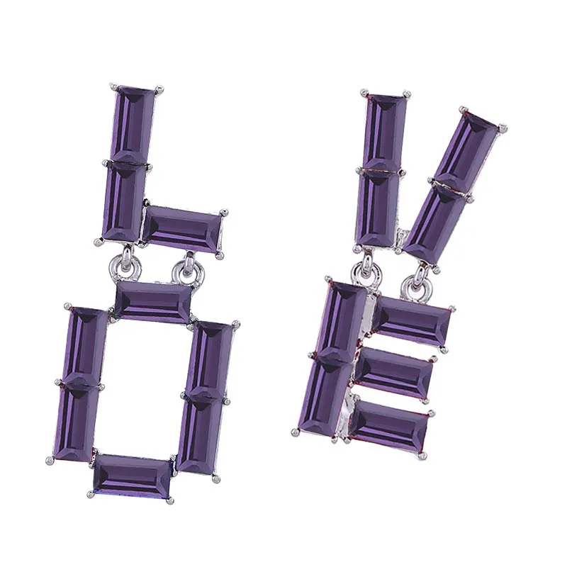 boho drop earrings love dangle earrings statement long pendant earrings oorbellen women fashion Jewelry  (8)