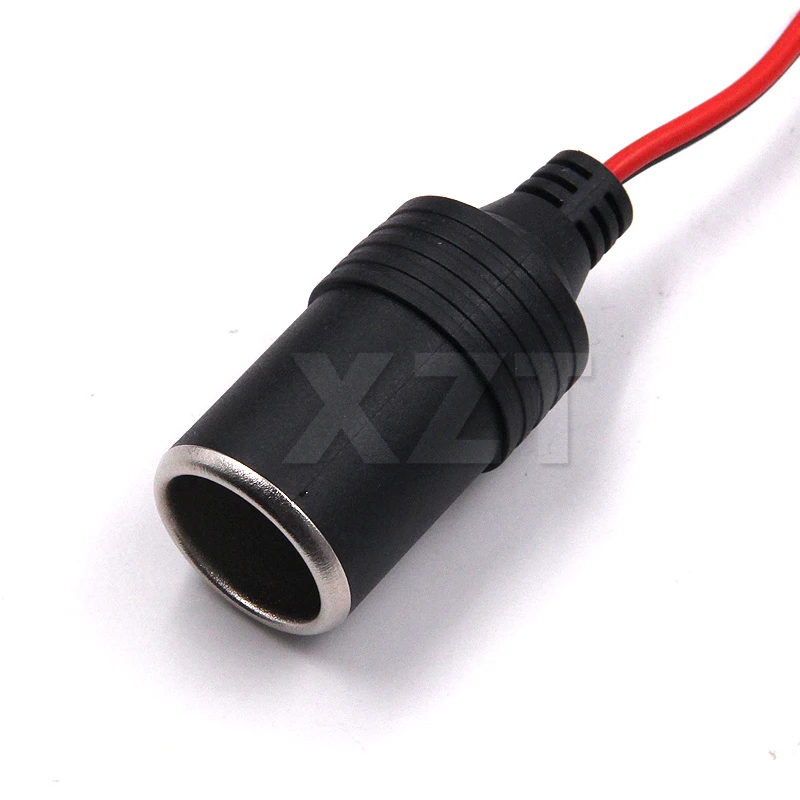 1 Pcs Universal Car Styling Auto Alligator Clip 12V DC Cigarette Lighter Socket Adapter car stereo accessories