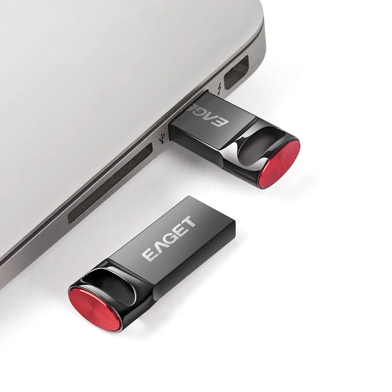 EAGET USB 3,0 флеш-накопитель U81 Usb флэш-накопитель 16 ГБ 32 ГБ 64 Гб 128 ГБ высокоскоростной UDP Металлический Мини-Прыжок флеш-накопитель U диск