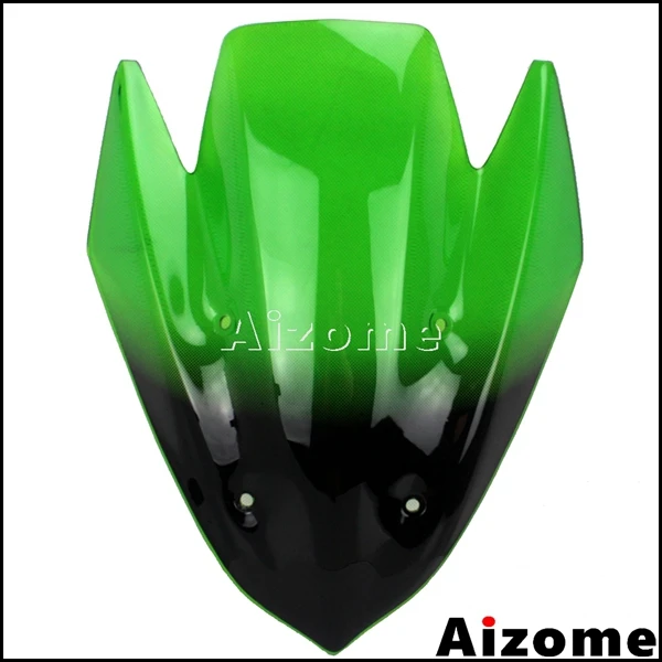 Мотоциклетные ветровые дефлекторы для Kawasaki Z1000 2010 2011 2012 2013 дымовой экран - Цвет: Зеленый