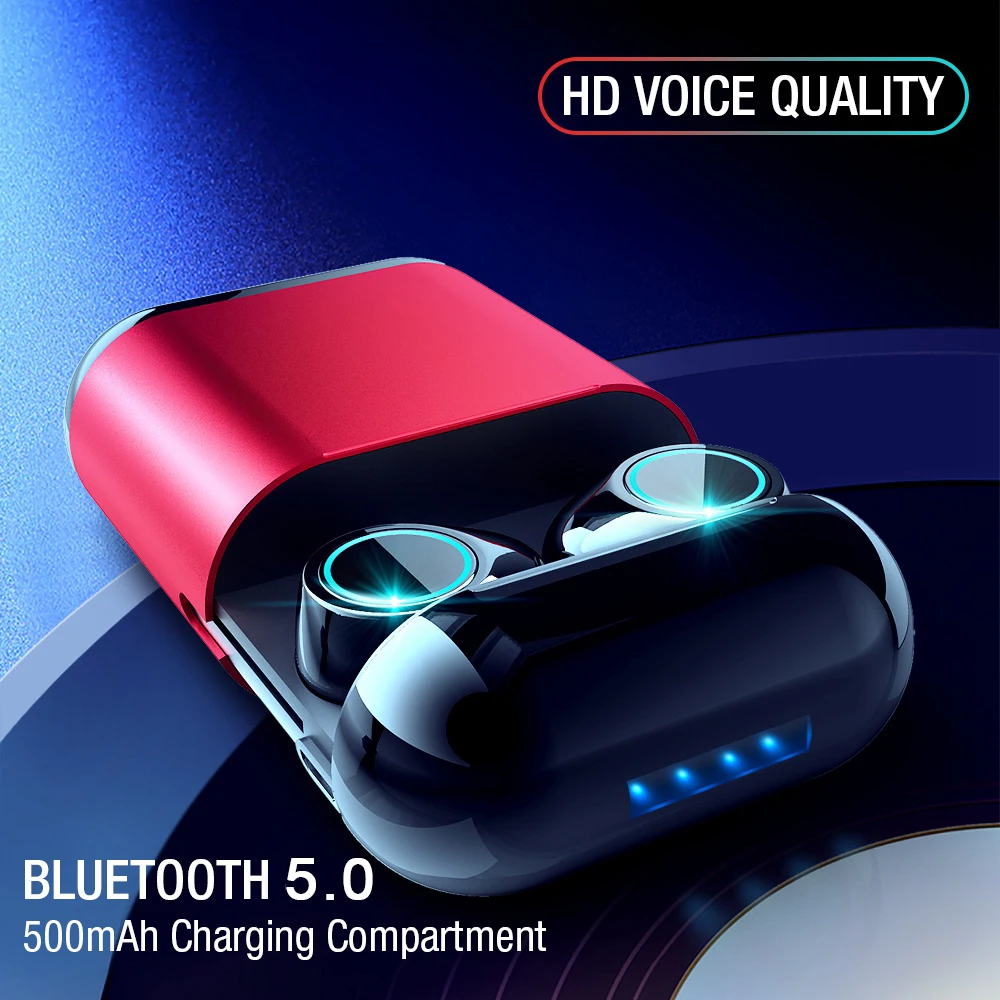 

Wireless Headphones Stereo Earbud Bluethooth Headfree Headsets Earphone Headphone For Phone With Microphone