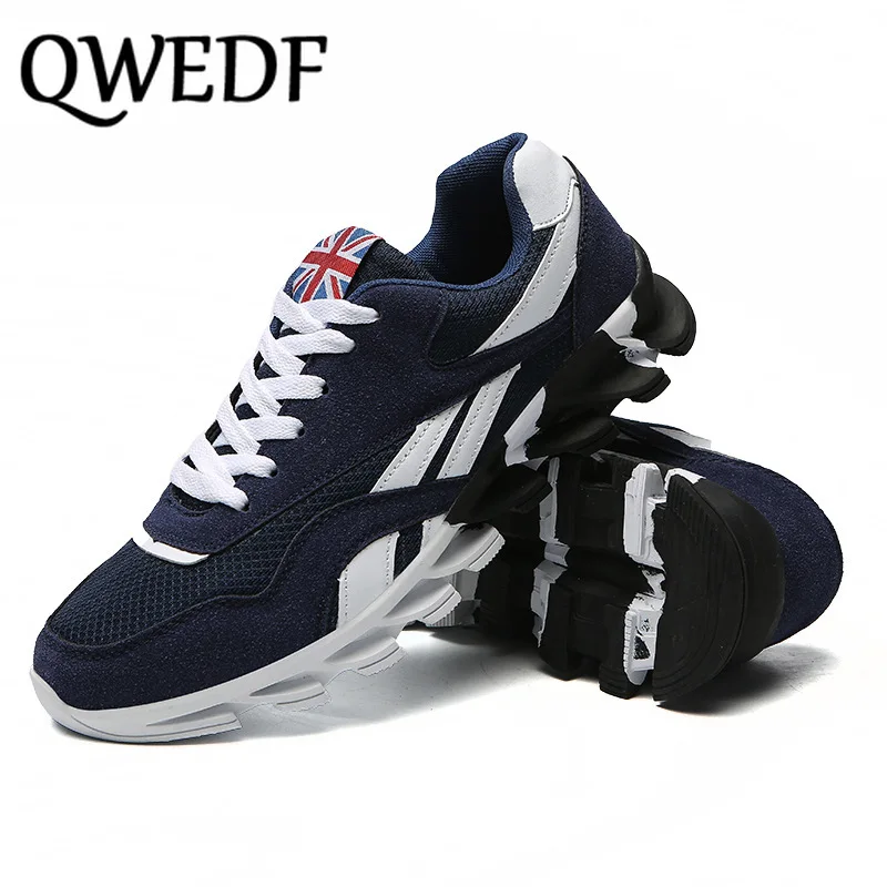 

QWEDF 2019 Hot Sell Vulcanize Shoes Men Trend Casual Outdoor Damping Sneakers Men Plus Size Male Footwear Vulcanize Shoes G2-98