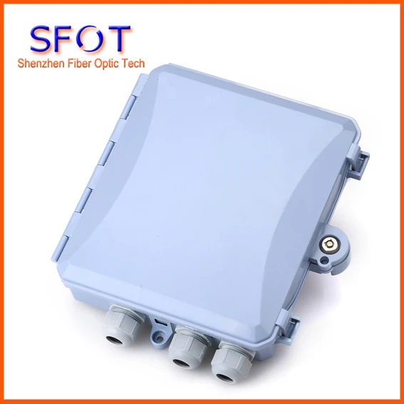 

8 Cores Fiber Optic FTTH Box, ABS Material Box, FTTH Distribution Box, PLC Splitter Selection