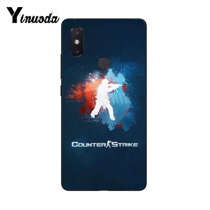 Чехол Yinuoda Counter Strike cs go чехол для телефона Xiaomi Mi 6 Mix2 Mix2S Note3 8 8SE Redmi 5 5Plus Note4 4X
