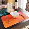 WHQ 4 pièces/ensemble tapis de Table en PVC | Tapis de Table, bloc de couleur de salle à manger, tampons de sous-verres, Mantel Napperon 30*45cm, plaque Bar, Tapete de lugar ► Photo 1/6