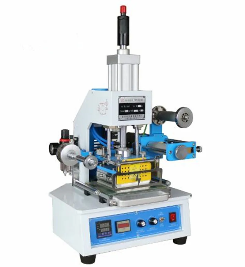

ZY-819E Automatic Stamping Machine,leather LOGO Creasing machine,pressure words machine,LOGO stampler,name card stamping machine