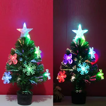 

MUQGEW High Quality Artificial Christmas Tree LED Multicolor Lights Holiday Window Decorations Stars Decoration Promotion