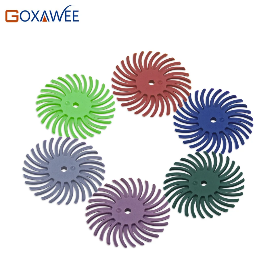 GOXAWEE 50pcs Abrasive Brush Rotary Tools For Dremel Accessories Abrasive Tools with 3pcs 3.0mm Mandrels Power Tools Accessories2