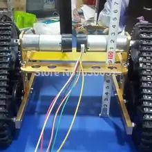 Золотисто-желтый Р/У танки шасси Беспроводной дистанционного Управление гусеничного трактора Brrandloand Робот Wall-e автомобиля UNO R3 Atmega