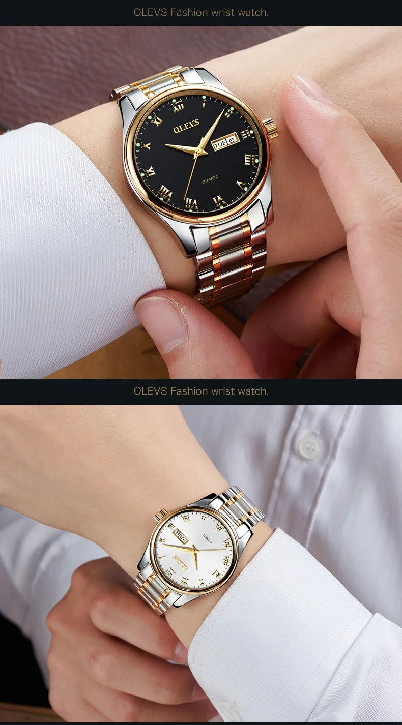 Olevs Повседневное часы женские роскошные женские часы бренд Кварц спортивные Нержавеющая сталь Rold золотые наручные часы Reloj Mujer коль saati