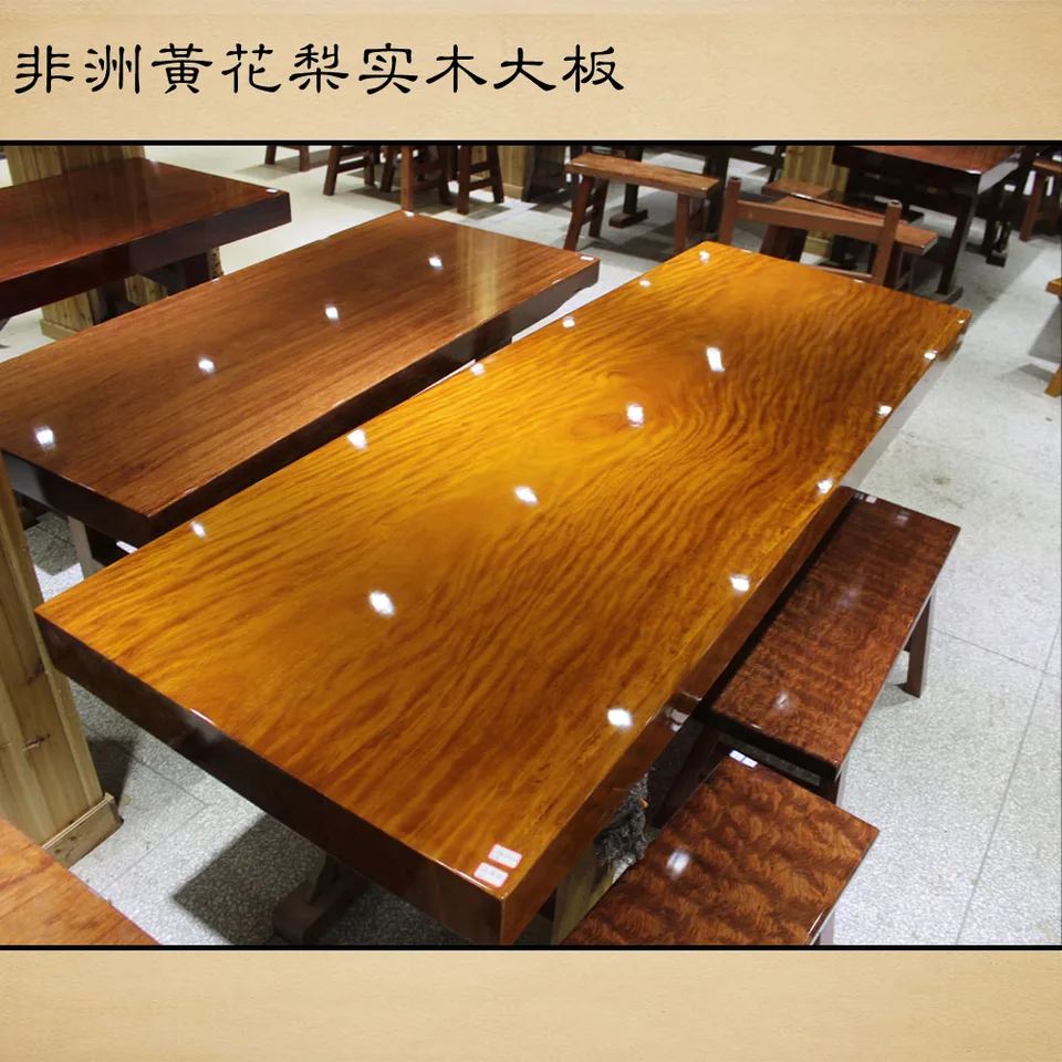African Pear Wood Slab Dining Tables Original Wood Painted Case Single Board Desk Computer Desk Bar Computer Desk Table Computer Bioscomputer Board Table Aliexpress