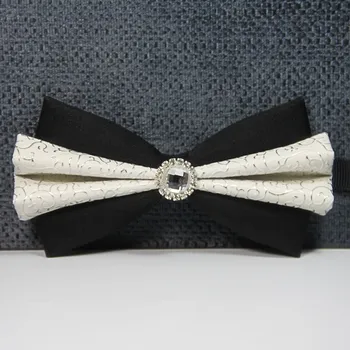 

Free Shipping new fashion Mens male Headdres quality diamond Korean casual butterfly cortex wedding banquet hosted tie stage