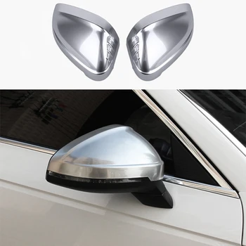 

car accessories 2x Chrome Door Rearview Mirror Decorator Cup Cover Trim For Audi A4 B9 2017-2018 & A5 2018
