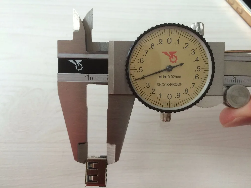 USB connector height 6.81mm