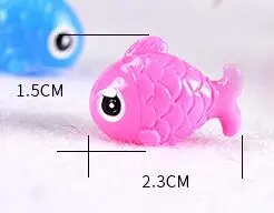 Силиконовая 3d форма для маленьких животных, маленькая свеча, вставляемая Топпер, формы для мыла, глина, морские животные, форма для мыла, мини размер, декор ручной работы - Цвет: fish no.2
