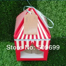 Горячая распродажа мода кекс коробки, один Cupcake коробки, тортов, держатель кекс/коробку конфет с открытыми окнами