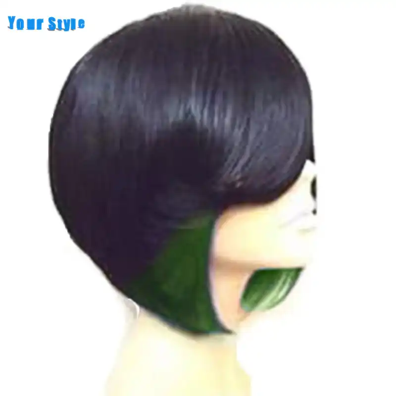Your Style Synthetic Short Ombre Colored Female Bob Wigs For Black