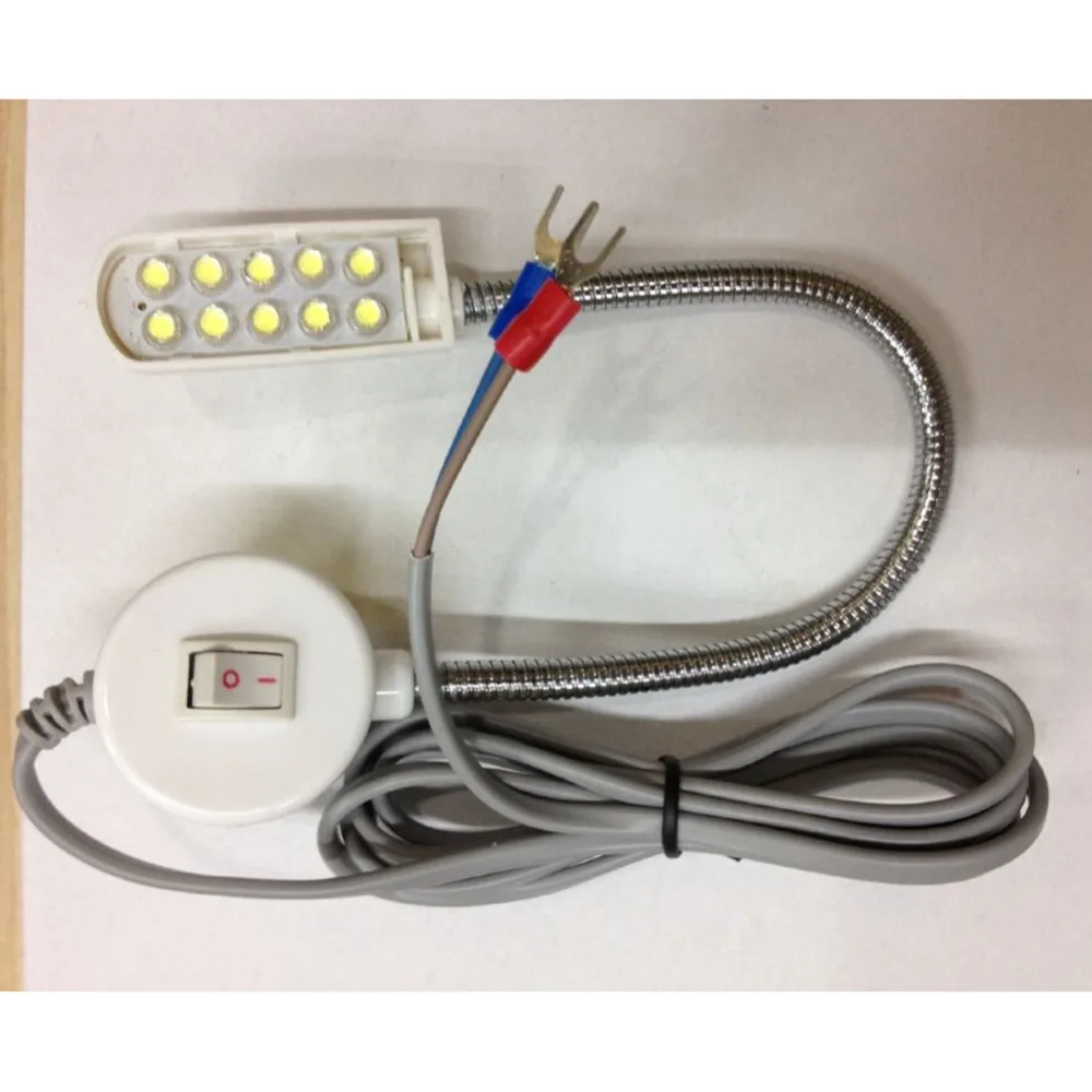 SOL светодиодный 10 Светодиодный светильник для швейной машины, белый светильник, гибкая Гибкая лампа с магнитным креплением