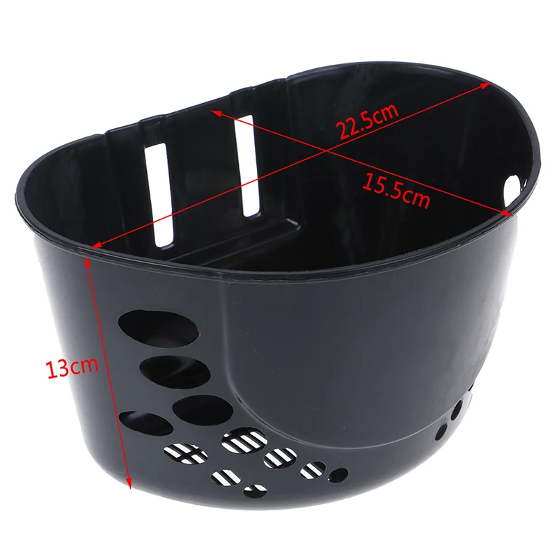Cheap 5 Colors Lovely Bicycle Basket Front Bag Easy Installation Bicycle Bag Scooter Handle Bar Basket with Bracket Bike Accessories 17