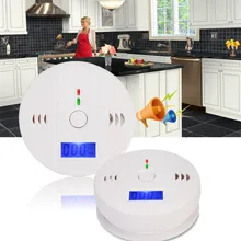 Чувствительный цифровой светодиодный фонарь для подсветки CO детектор окиси углерода датчик газа Предупреждение ющий сигнал тревоги тестер безопасности дома