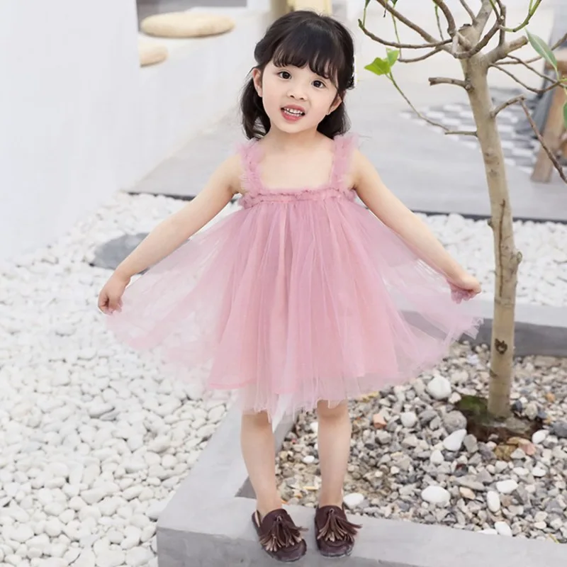CROAL CHERIE Children Clothes Kids Girls Wedding Party Princess Dress Sleeveless Lace Girls Summer Dress Fashion Kids Clothing  (8)