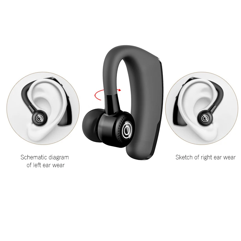 Handsfree Earphone Headphone Headsets Earbuds Bluetooth Headset In-ear Stereo Headphone Noise Canceling Headphone With Mic (4)