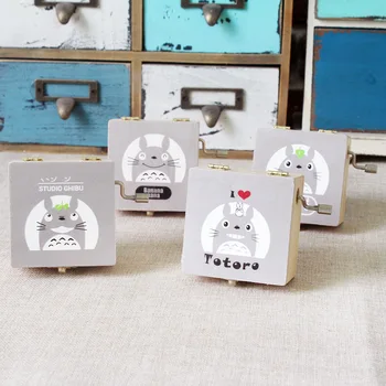 

Classic Clockwork Toy Color Expression Totoro Accept Wish Box Children Creative Birthday Gift