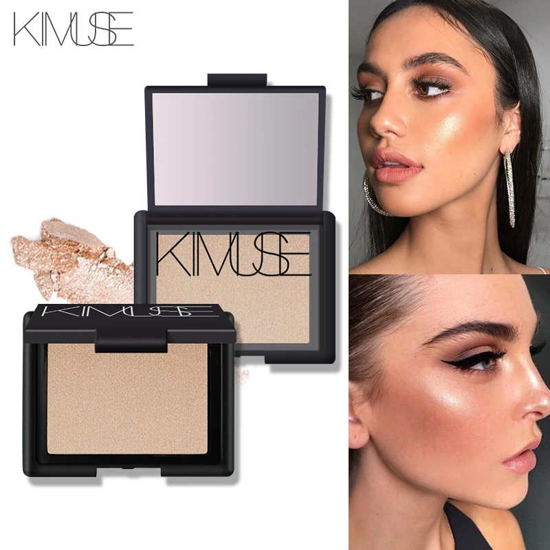 KIMUSE Highlighter Powder Makeup Highlighter Palette Illuminator Face 