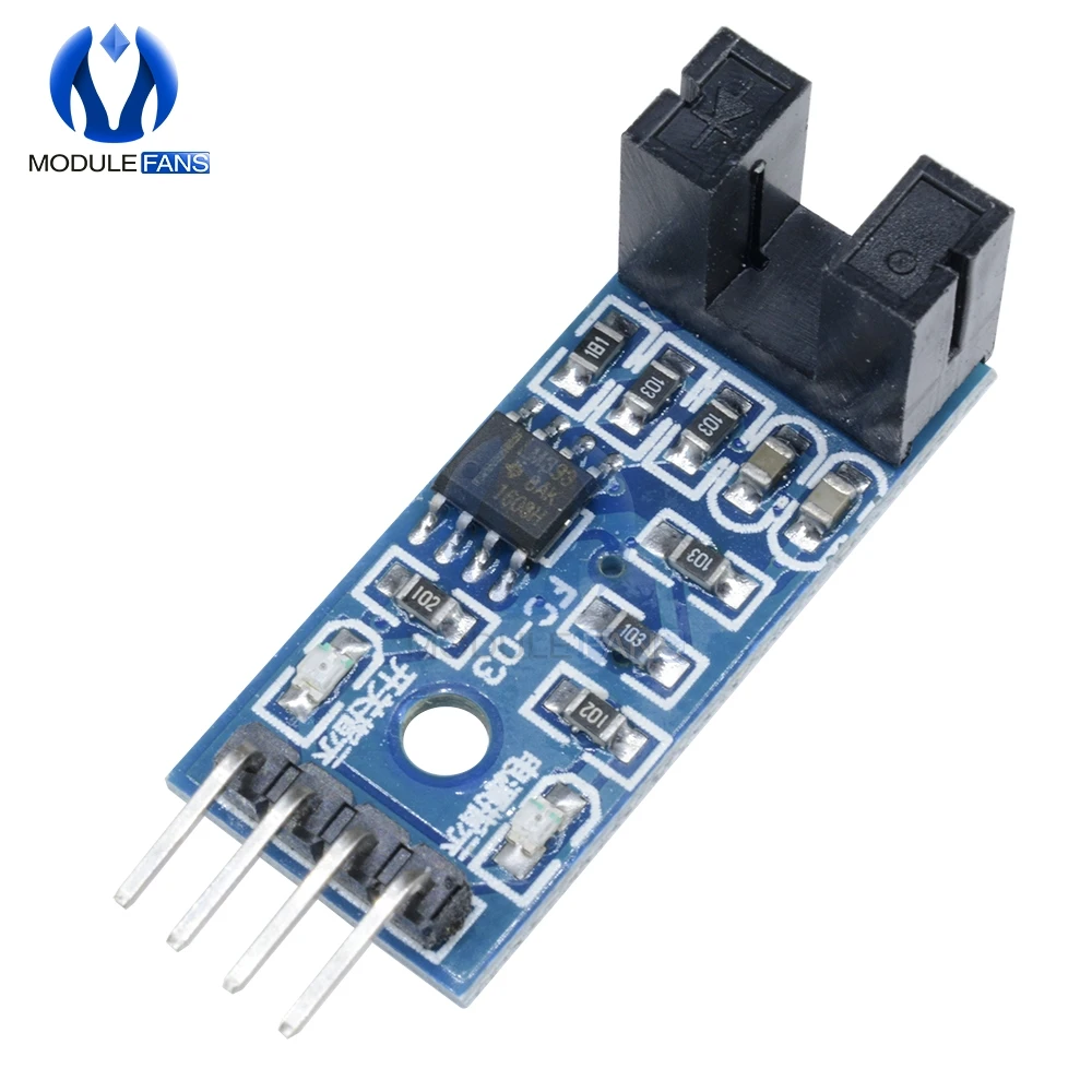 Модуль датчика скорости LM393 для Arduino оптопара с разъемом типа IR 2 шт. модуль