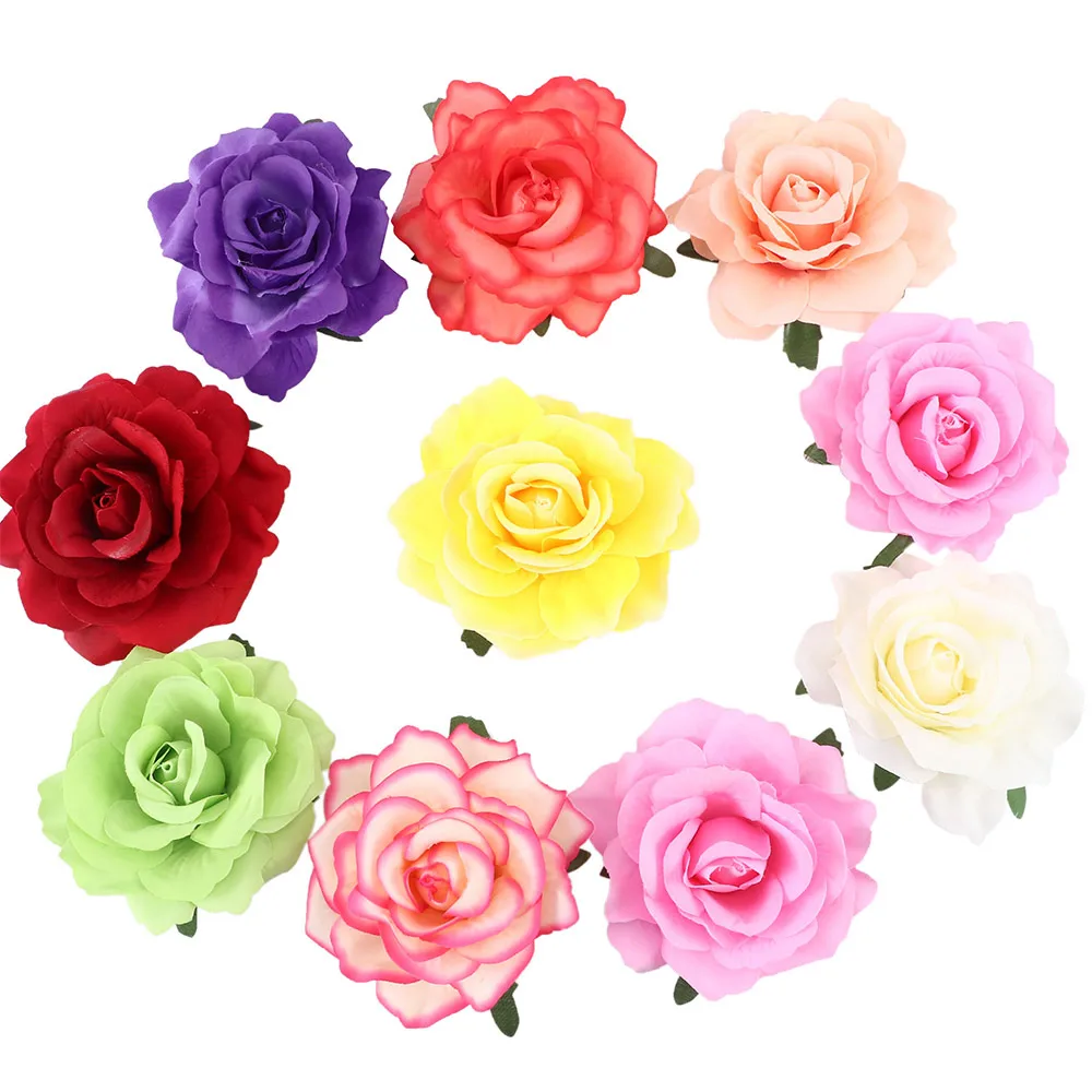 

Fashion Rose Flower Bridal Hair Clip Hairpin Brooch Wedding Bridesmaid Party Accessories Hair Styling Tool
