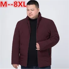 Большой размер 10XL 9XL 8XL 6XL горячая распродажа мужская зимняя куртка с хлопковой подкладкой зимние парки высокое качество плюс большой размер