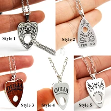 BOG-1PC stal nierdzewna Ouija łańcuszek miedziany 24 cale Ouija deska Planchette naszyjnik wisiorek wysokiej jakości Piercing biżuteria do ciała