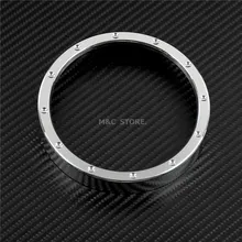 Black Asterism Speedometer Trim Bezel Burst Billet Cover