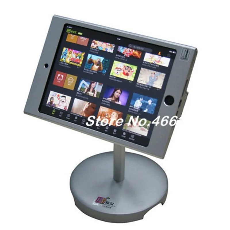 

for mini iPad desk security holder with safe metal box support display on restaurant table menu ordering lock device kiosk POS