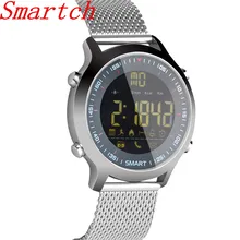 Smartch EX18 Smart Watch 5ATM Waterproof swimming Resistant Bluetooth Call SMS Reminder Pedometer Sleep Monitor for Android iOS
