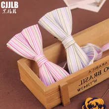 Новые Модные Разноцветные полосатые галстуки-бабочки для жениха, для мужчин и женщин, для свадебной вечеринки, для отдыха, галстуки-бабочки для смокинга