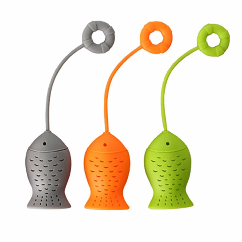 Dapur Silicone Reusable Kantong Teh Infuser Strainer Filter Set Unik