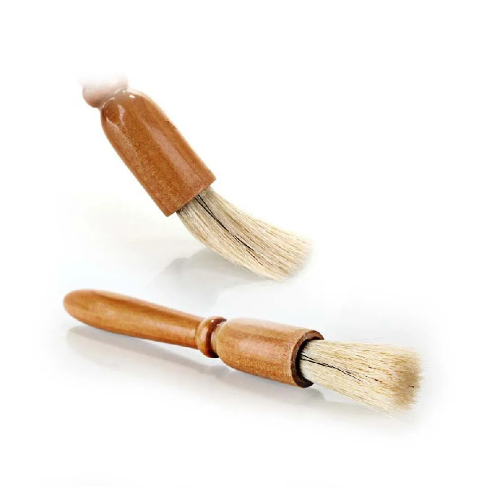 Hand Made Natural Fur Brush for Coffee Grinder Coffeemaker Coffeepot