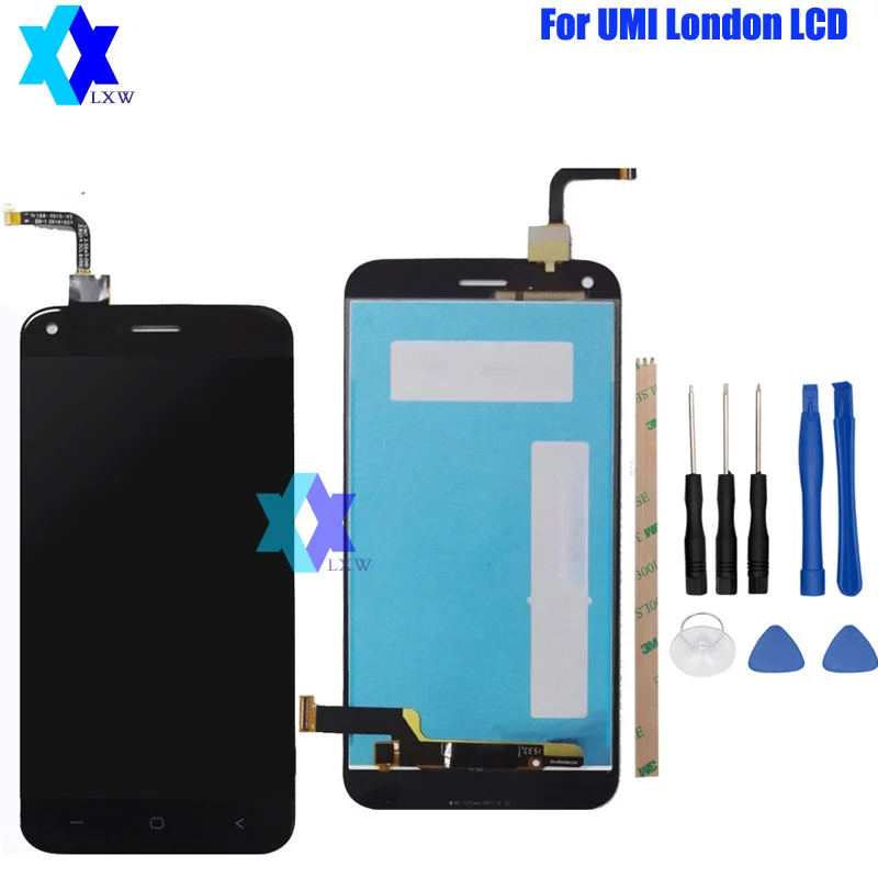 

For Original UMI London LCD Display+Touch Screen Panel Digital Replacement Parts Assembly 5.0 inch 1280x720P