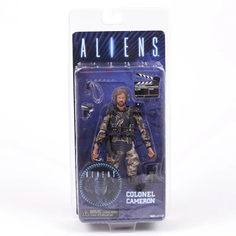 ALIENS// FIGURA CORONEL CAMERON 18 CM COLONEL CAMERON 7/"