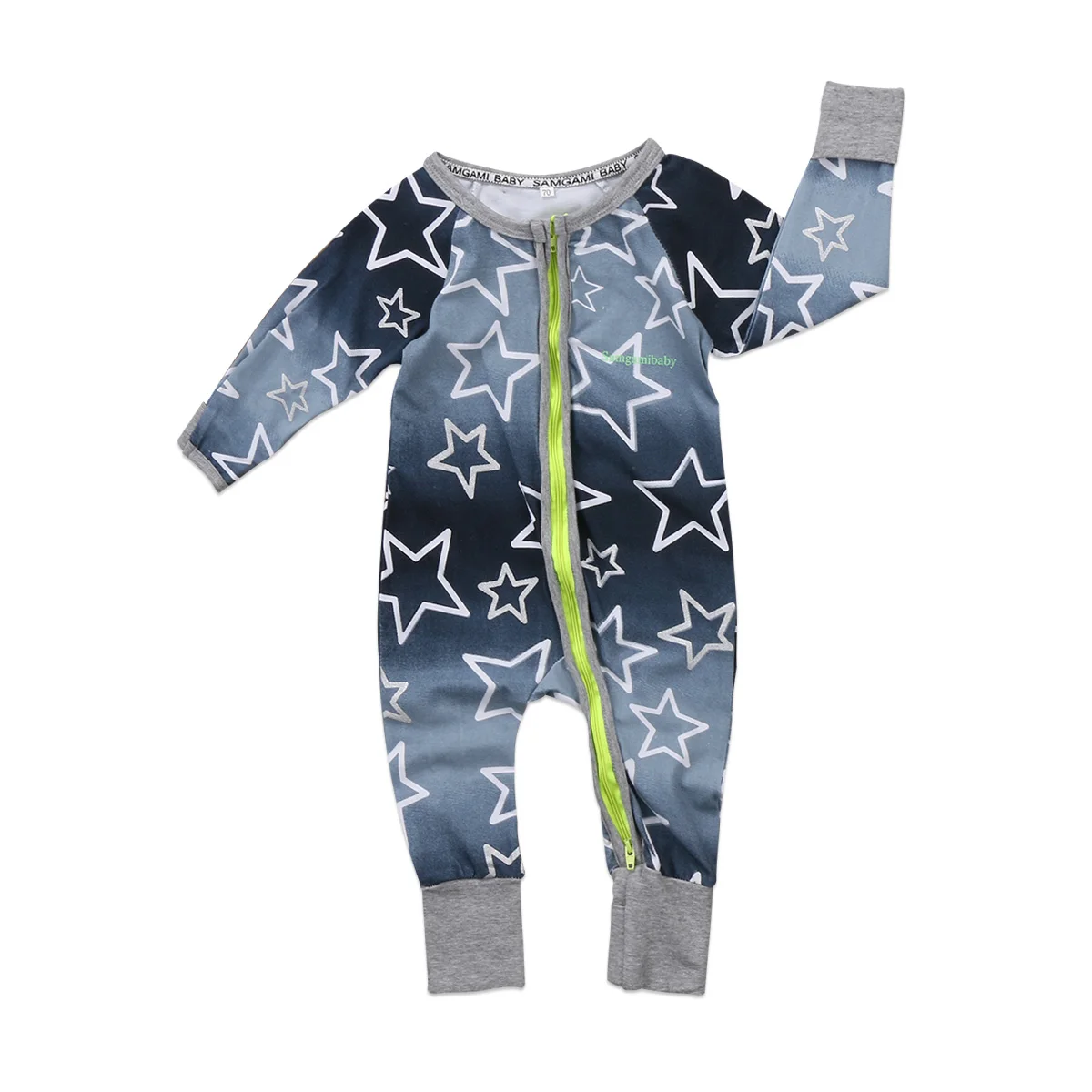 Newborn Infant Baby Boy Girl Floral Zip Up Baby Sleeper Sleep and Play