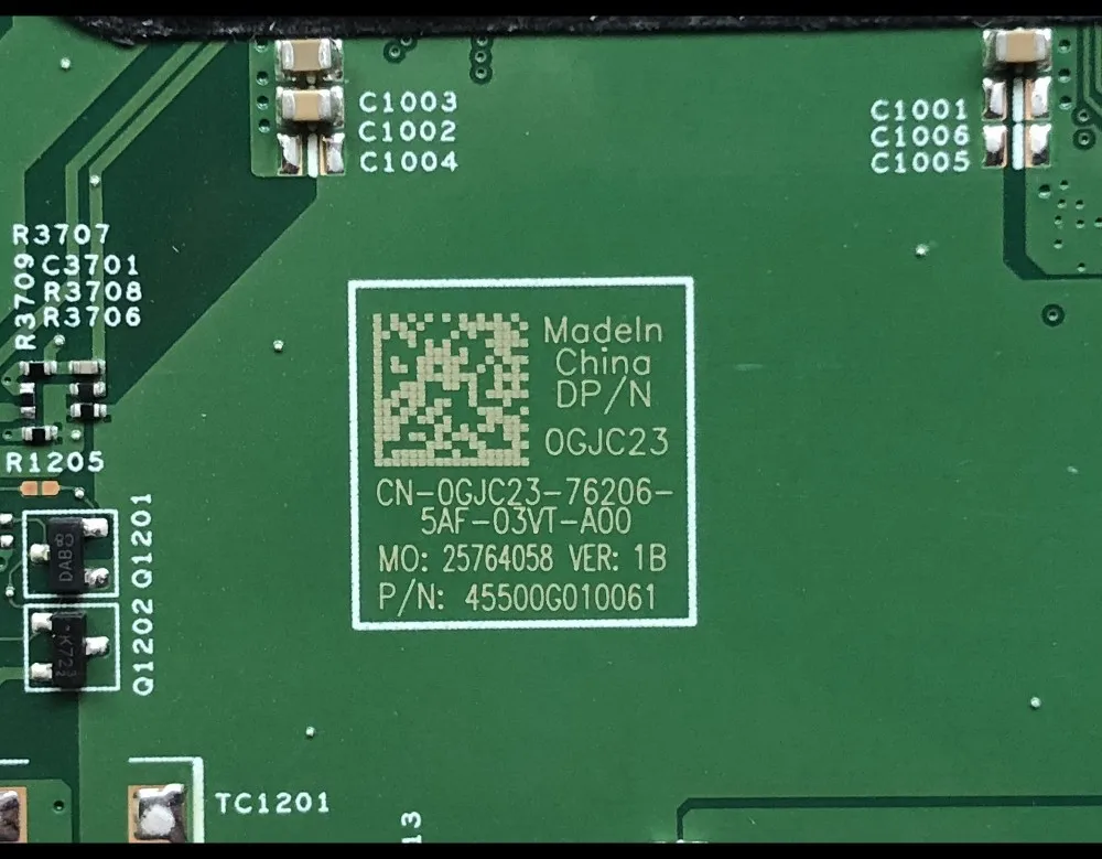 Материнская плата для ноутбука Dell Inspiron 3542 материнская GJC23 PWB.FX3MC SR1EK DDR3L только 100%