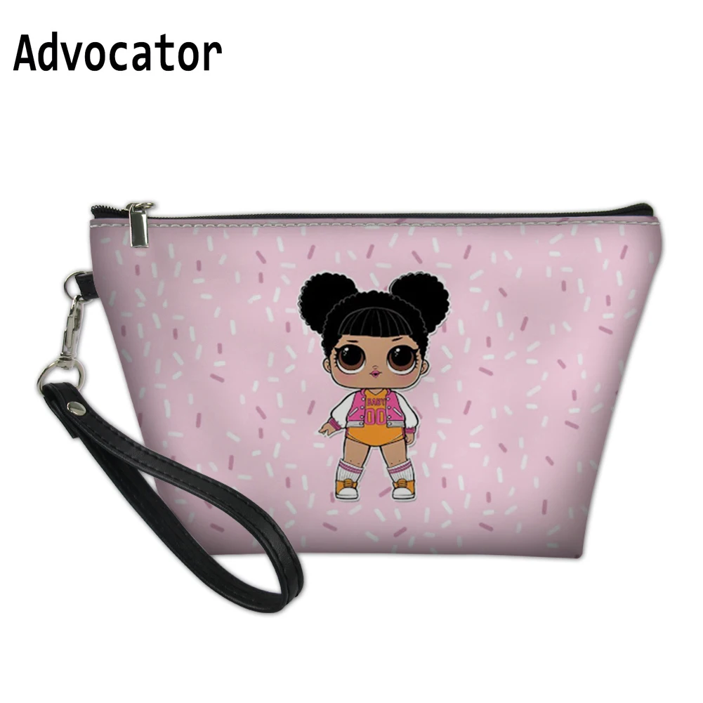 

THIKIN L.O.L Surprise Doll Pattern Cute Design Print Girls Storage Makeup Cases Custom Women Make Up Bags Lovely Cosmetic Cases