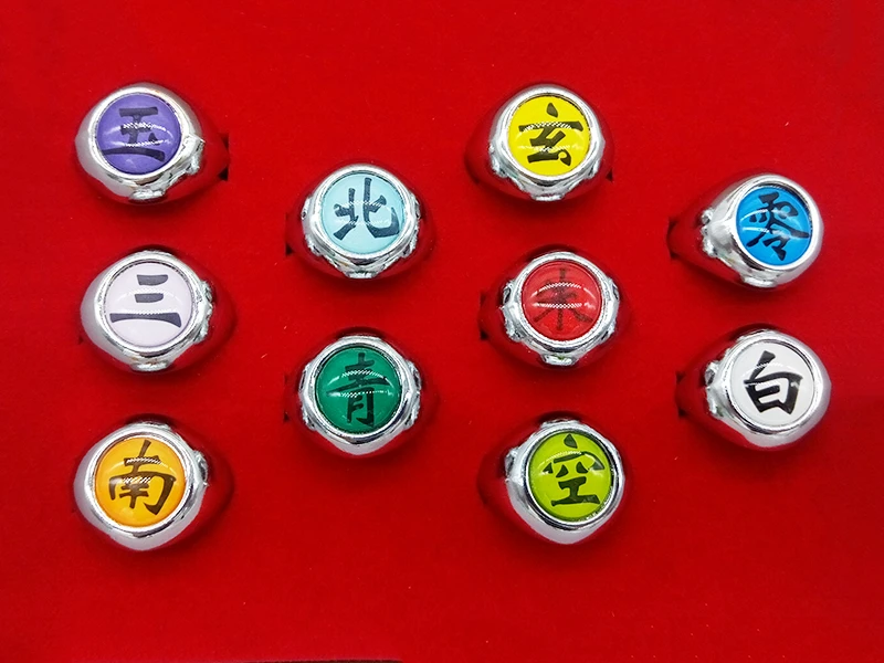 Christmas Gifts Naruto Ring Japanese Anime Akatsuki Member Ring Uchiha Itachi Harley Sasuke Sakura Metal Collection Model Toy Model Toy Japanese Animeuchiha Itachi Aliexpress