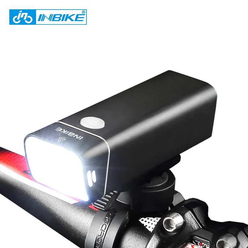 INBIKE 2020 Новый Usb Перезаряжаемый велосипедный светильник передний руль